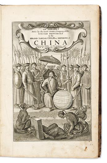(CHINA.) John Nieuhoff; and John Ogilby. An Embassy from the East-India Company of the United Provinces,